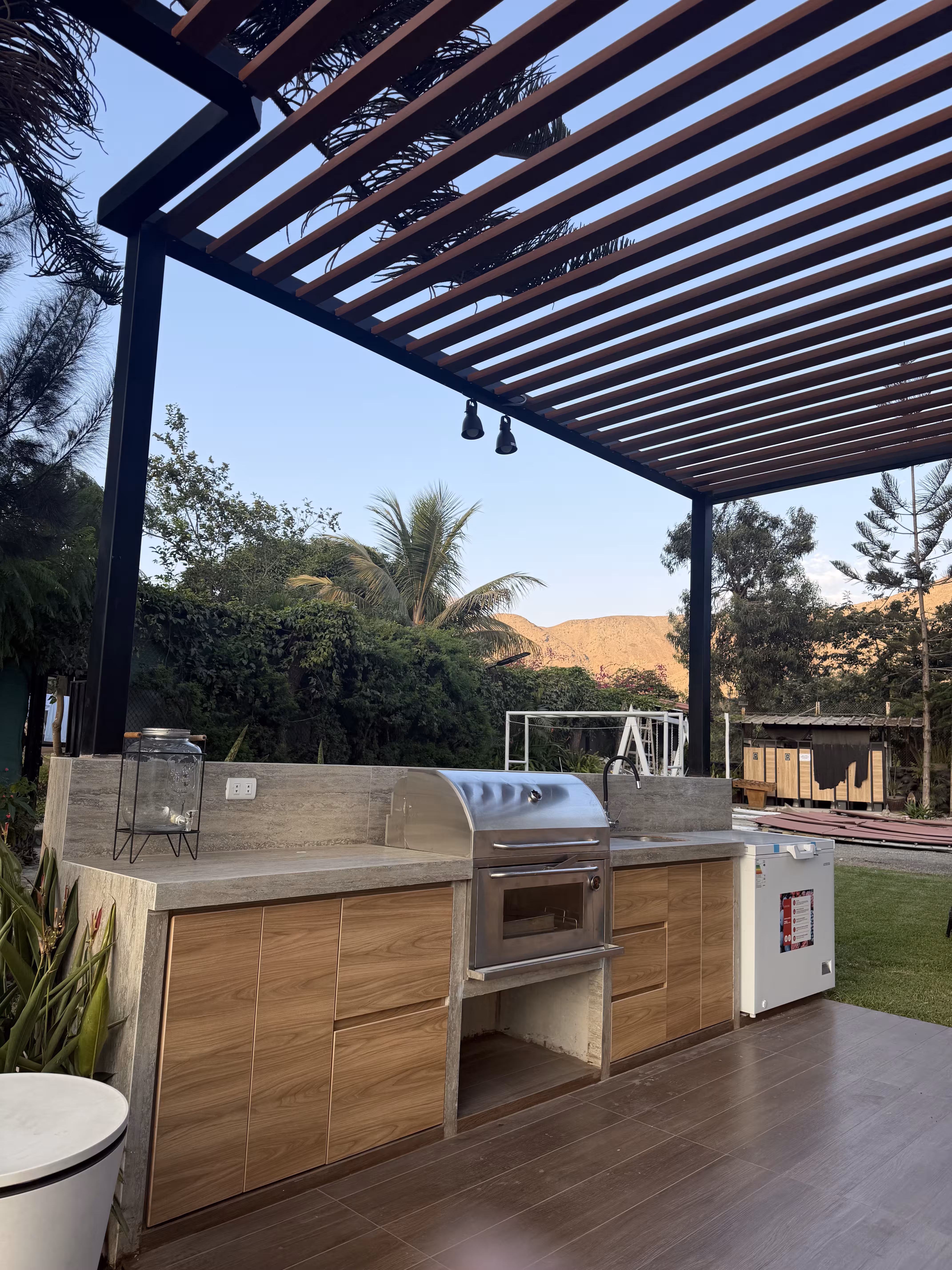 Zona de parrilla